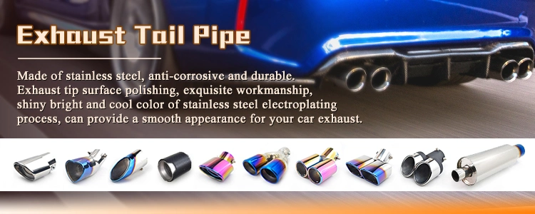 Heart Shaped Surface Polishing Exhaust Tail Pipe