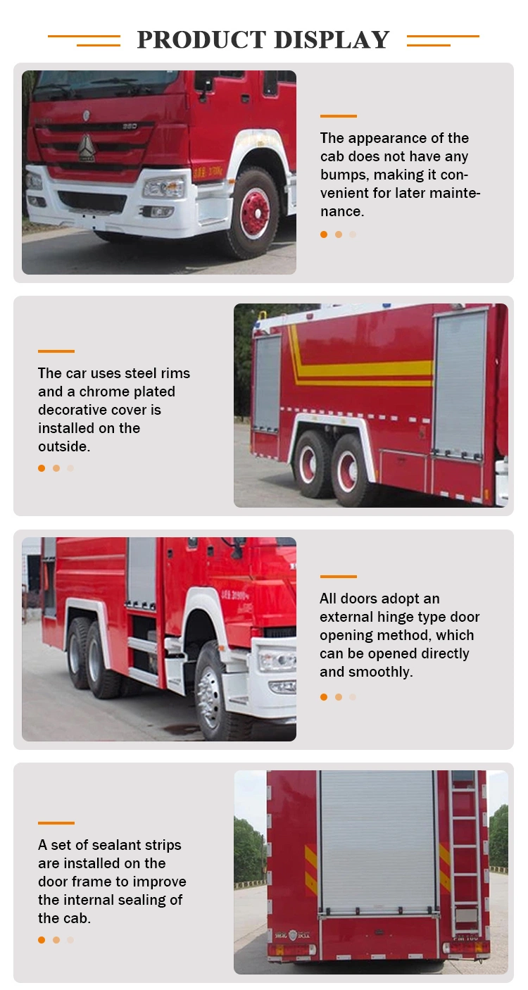 Buy Sino Truck HOWO 6*4 Fire Fighting Truck 10t Firefighter Truck Car with Fire Pump