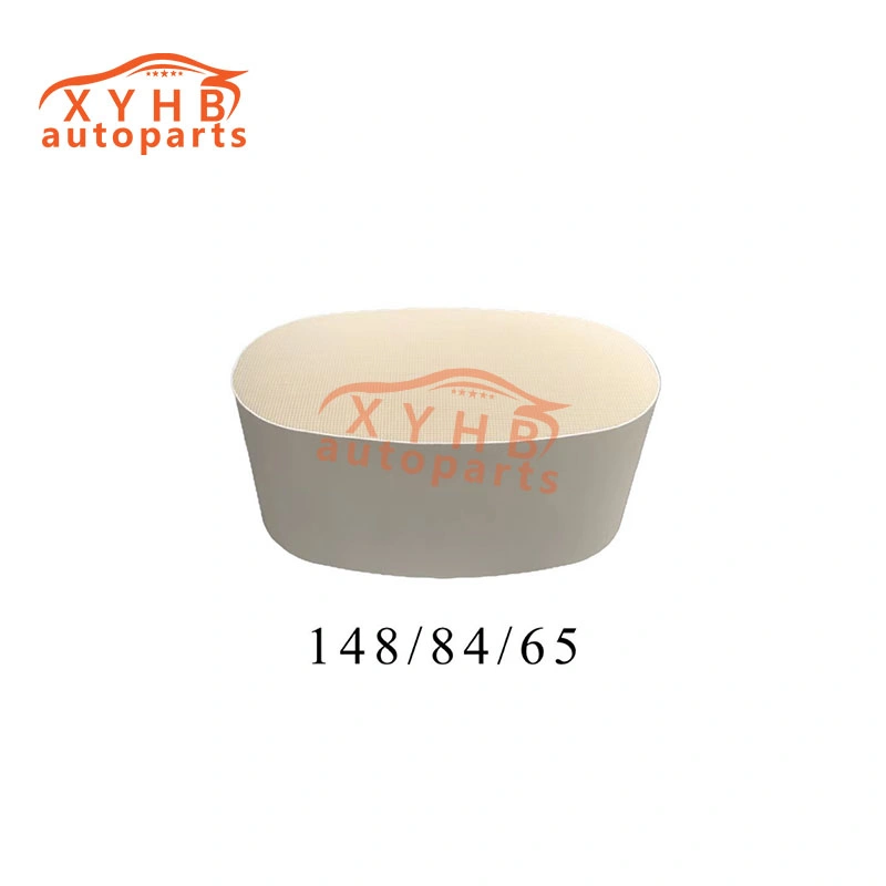 Ceramic Carrier Runway-Shaped High-Quality Three-Way Catalytic Filter Element Euro 1-5 Model: 148*84*65