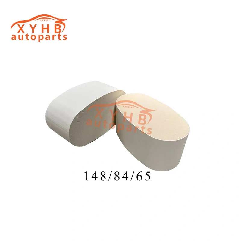 Ceramic Carrier Runway-Shaped High-Quality Three-Way Catalytic Filter Element Euro 1-5 Model: 148*84*65