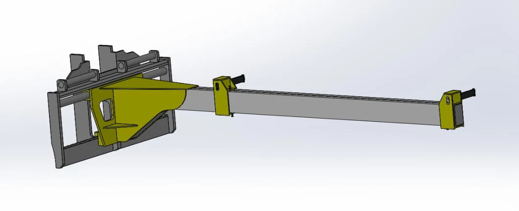 Forklift Attachment for Glass Crates Unload From Container