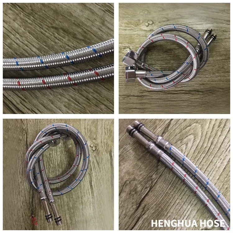 Tailored Shower Hose with Chrome-Plated PVC and Stainless Steel Flexible Hose Joint