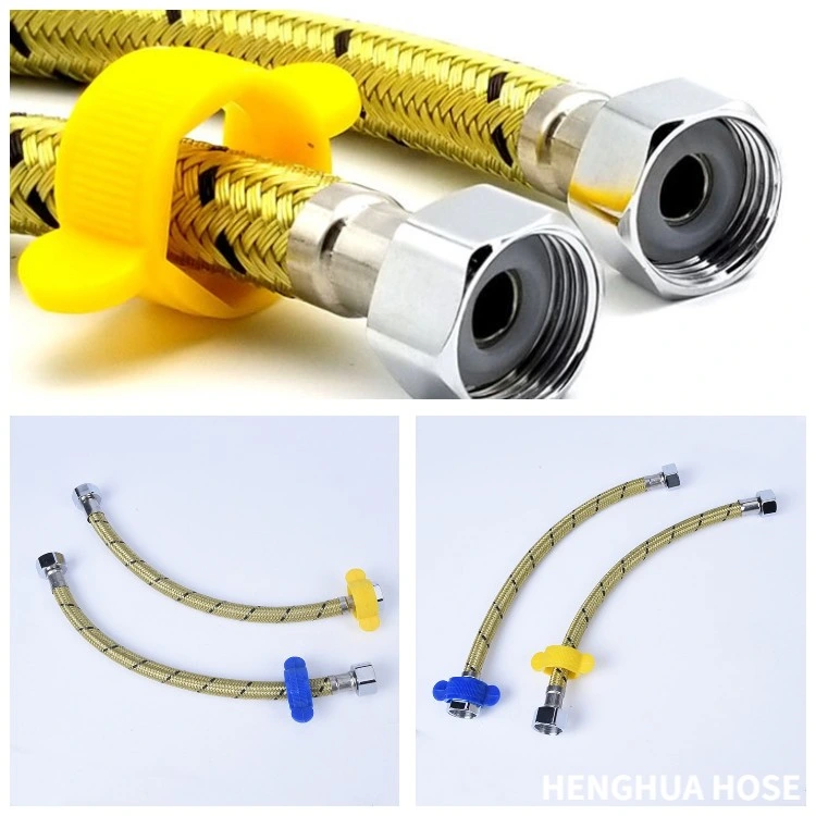 Factory Direct Sales Bathing Tool Set Hose Stainless Steel Bathroom Hose Bathroom Sink Drain Anti-Clogging Sewer Hose