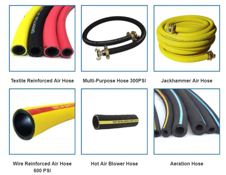 Factory Supply Industrial Rubber Air Hose Water Hose Universal Silicone Radiator Hoses Explosion-Proof Rubber Expandable Flexible Hose