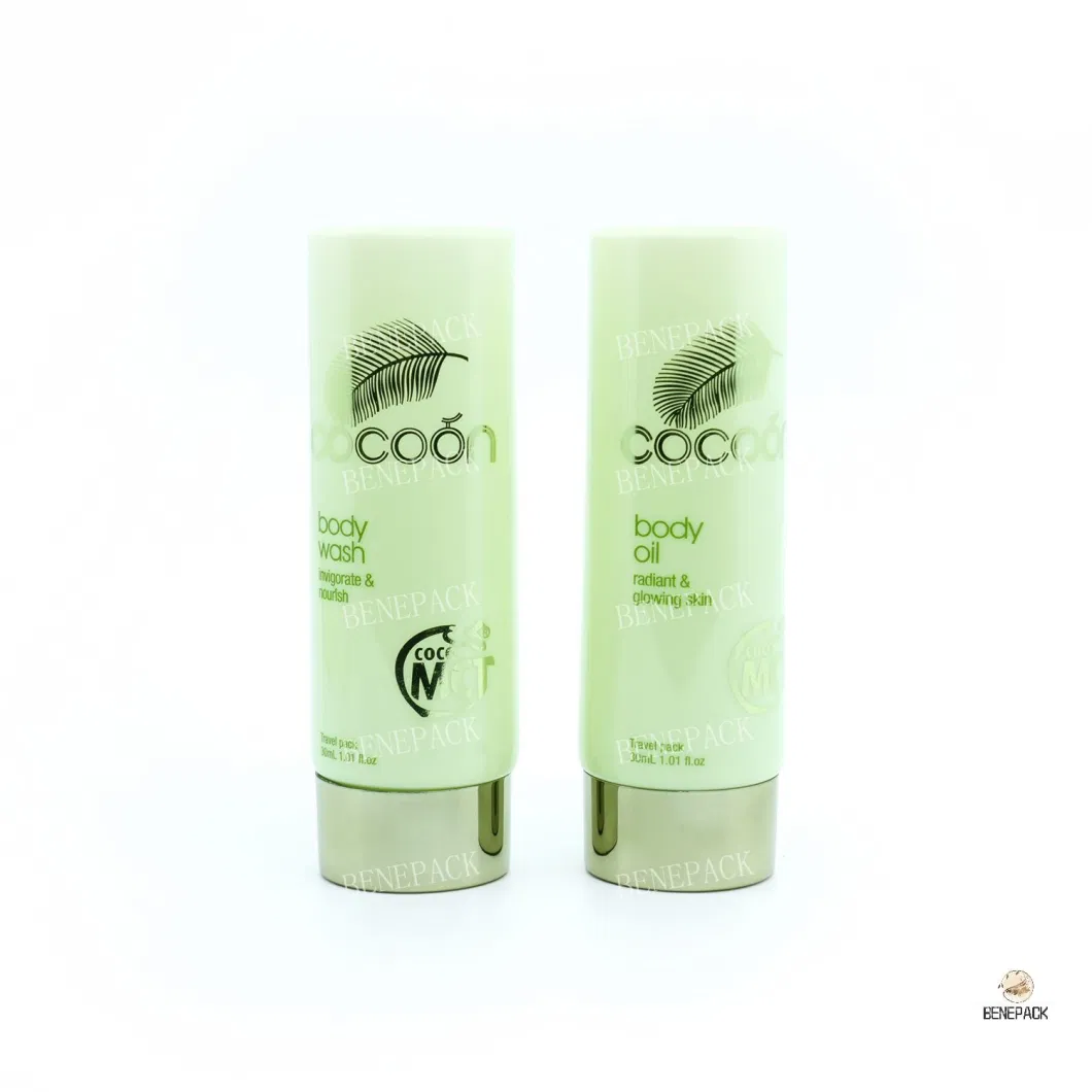 Cosmetic Packaging Manufacturers Empty Squeeze Hand Cream Tube in Fan Tail From China