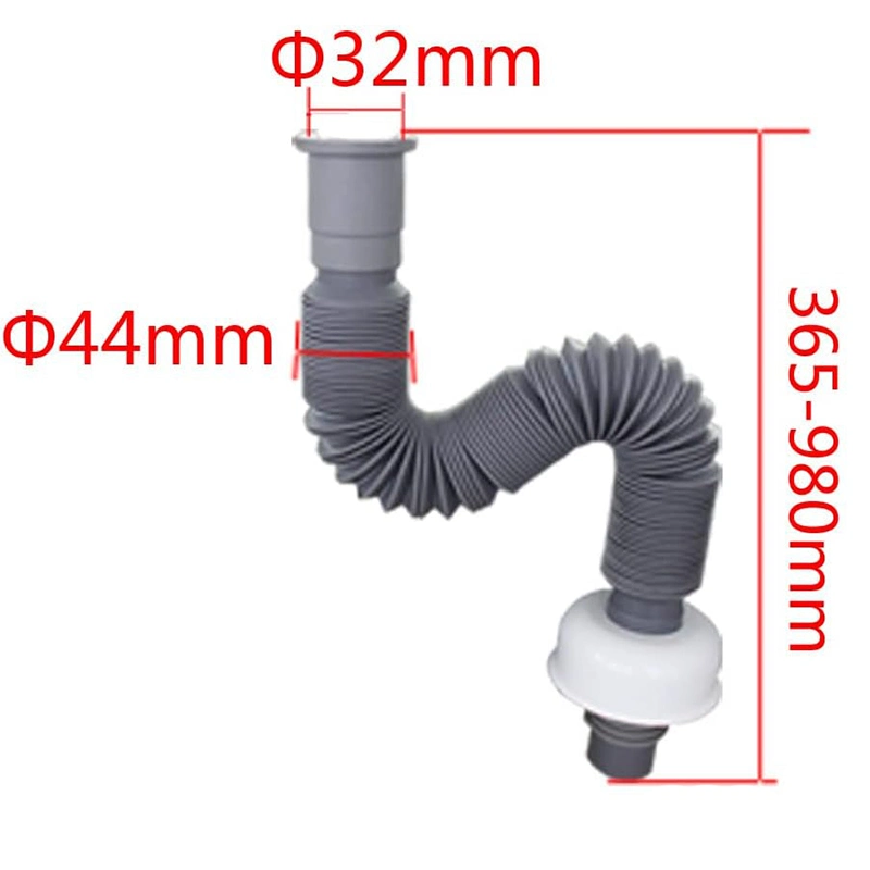 Sewer Pipe Flexible Drain Pipe Flexible Sink Drain Tube Corrugated Hose