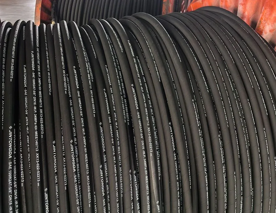 China Factory Steel Wire Braided High Pressure Tube Pipe SAE 100r1at Hydraulic Rubber Hose with Msha Approval