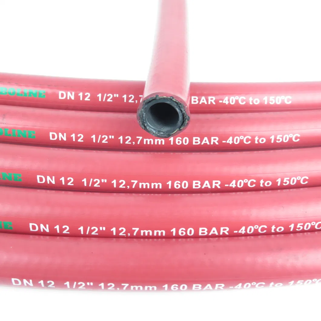 R1 Flexible High Pressure Hydraulic Rubber Washer Hose Pipe with Connector for Jet Car Washing Cleaning