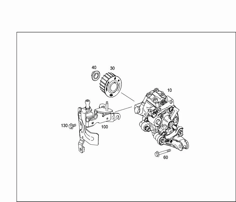 A2C8761150080 VCV EXHAUST CONTROL VALVE spare parts for fuel supply pump 5WS40894