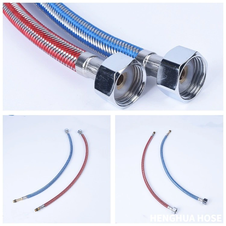 Tailored Shower Hose with Chrome-Plated PVC and Stainless Steel Flexible Hose Joint