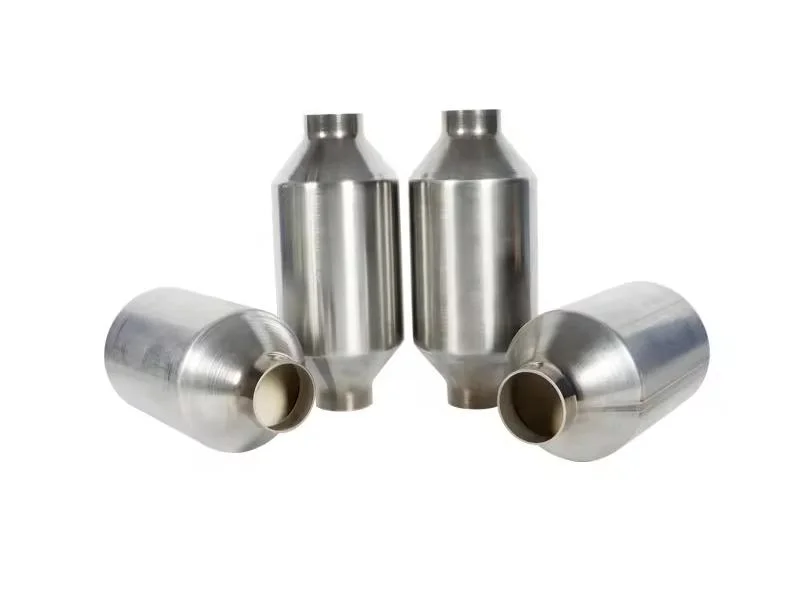 High Quality Metal Honeycomb Substrate Catalytic Converter with Rare Earth and Precious Metals as Catalyst