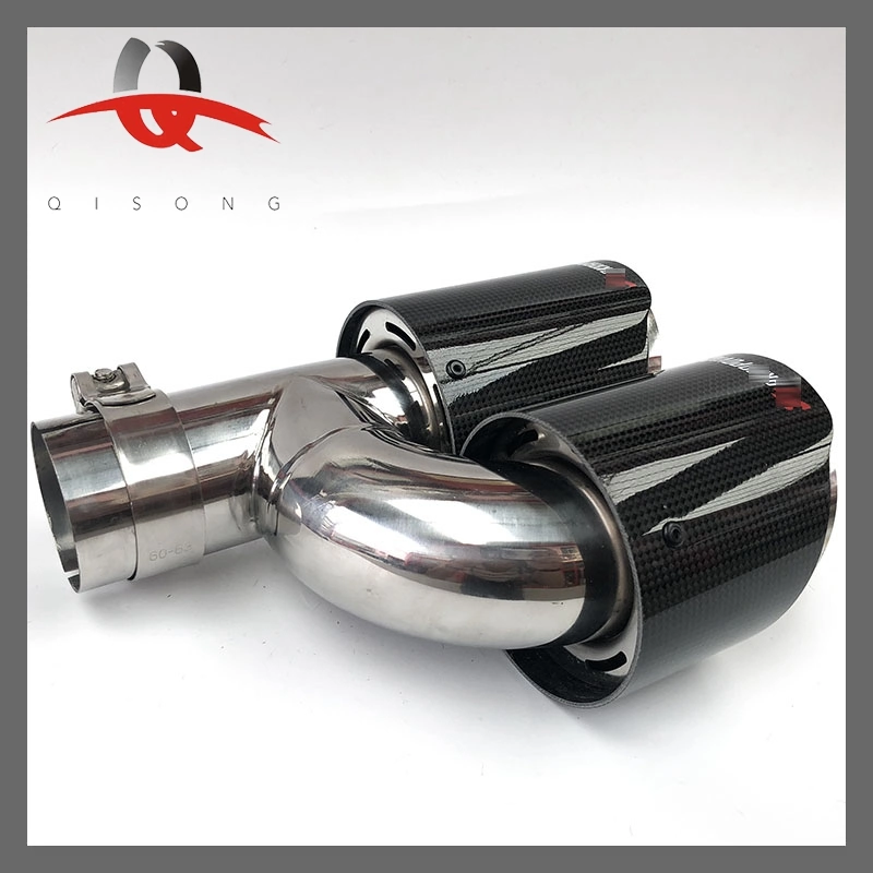 [Qisong] Universal Auto Parts Carbon Fiber Exhaust Tail Tube