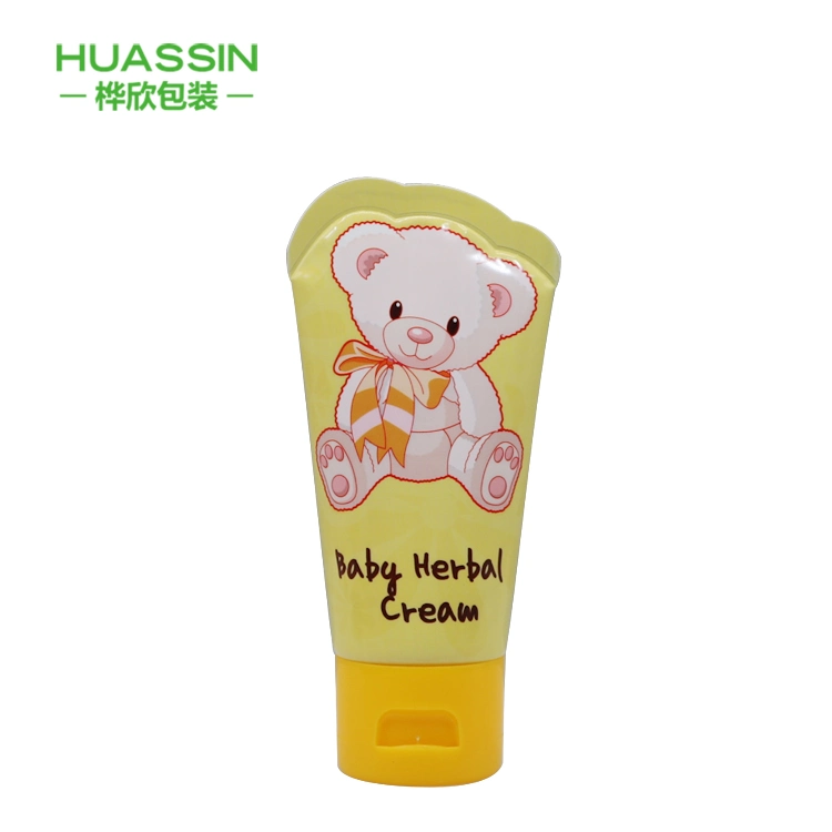 30ml Hand Cream Abnormal Tail Sealing Plastic Tube Packing with Hatch Cover