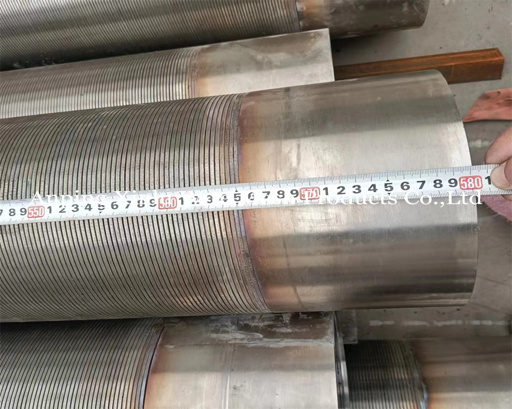 Non Clogging 50 Micron Continuous Slot Well Screen Pipe