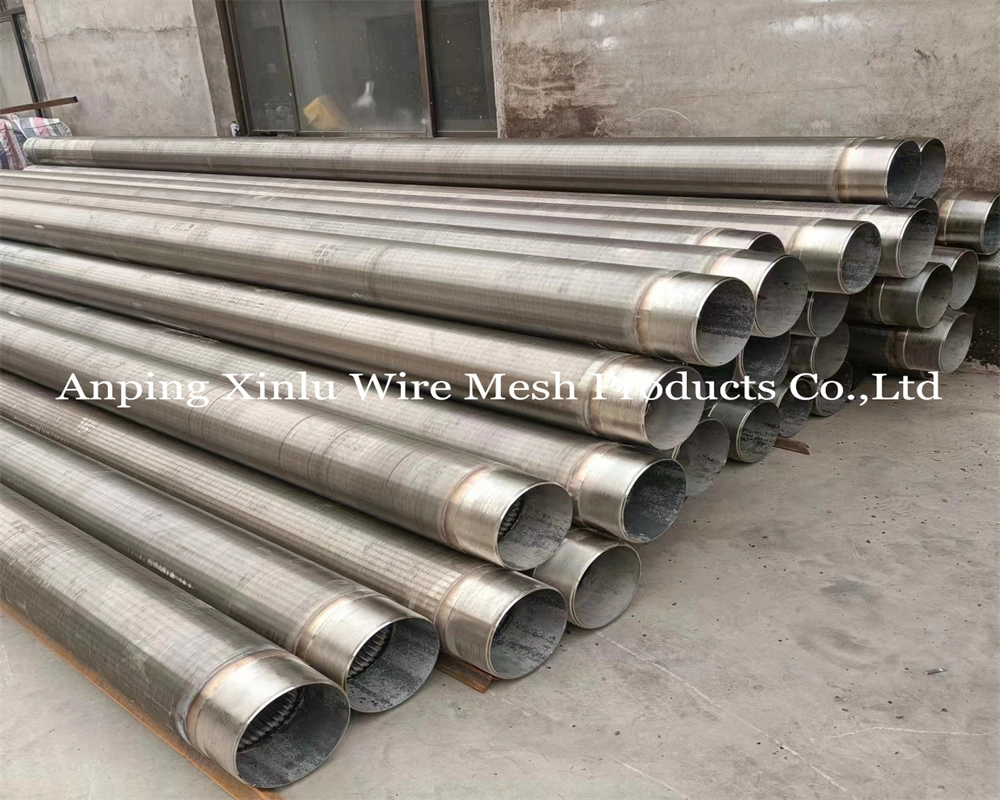 Non Clogging 50 Micron Continuous Slot Well Screen Pipe