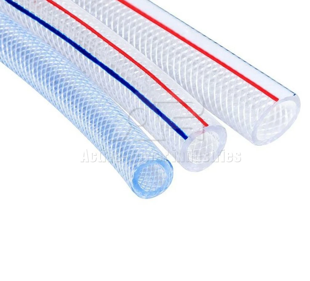 Active-Power Industries Fiber Braided PVC Hose Factory China Light Duty PVC Fiber Reinforced Suction Spiral Drain Hose