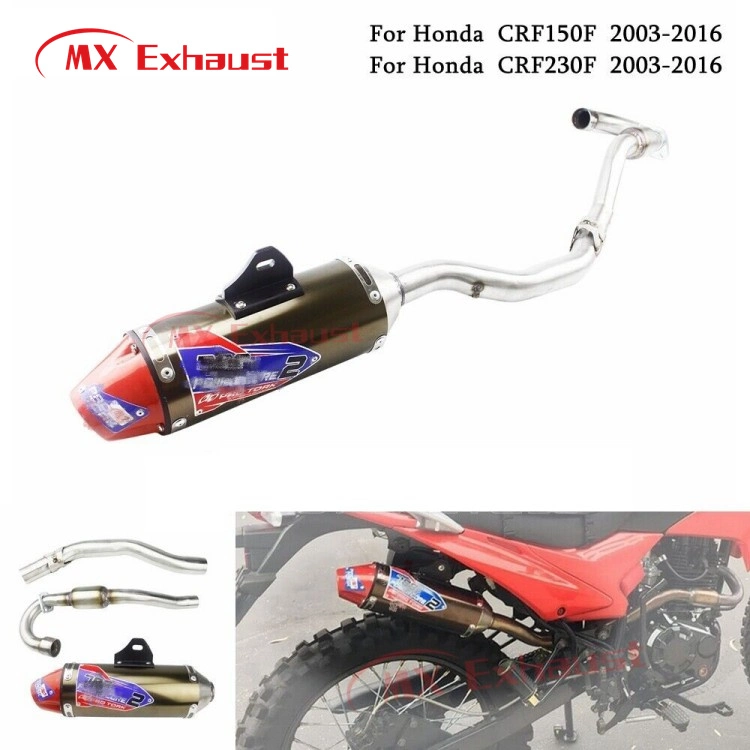 Motorcycle Exhaust Pipe Down Motorcycle Pipe Carbon Fiber Moto Silencer with dB Killer Muffler Band Flanges