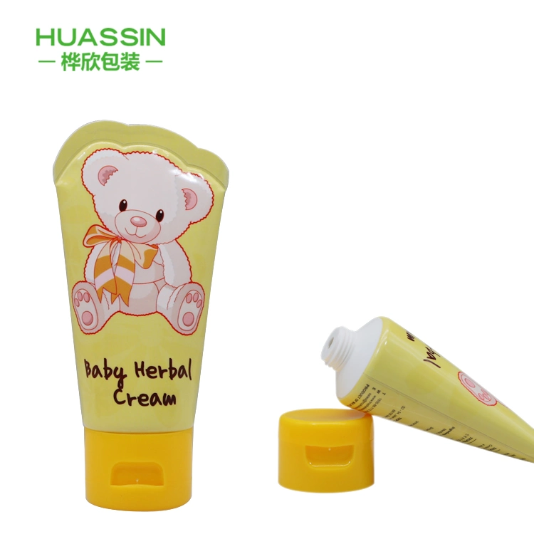 30ml Hand Cream Abnormal Tail Sealing Plastic Tube Packing with Hatch Cover