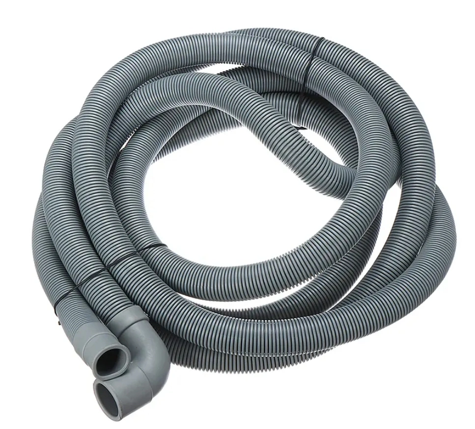 Hot Sale 3 Inch Plastic EVA Drum Washing Machine Flexible Suction Drain Hose