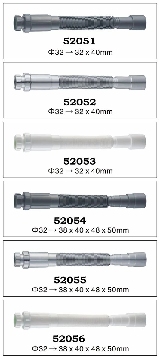 Flexible Hose for Basin Drain, and Sin Drain