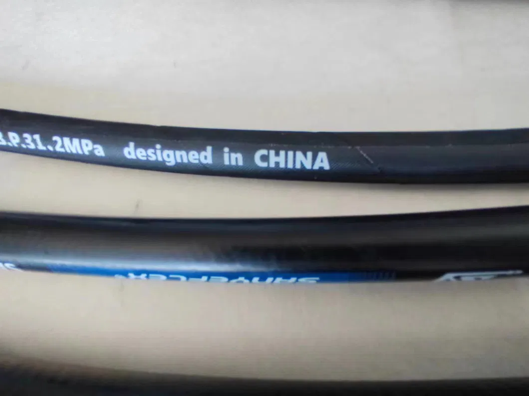 Factory Flexible Series Steel Wire Hydraulic Rubber Hose Tube SAE100r2 at/ DIN En853 2sn