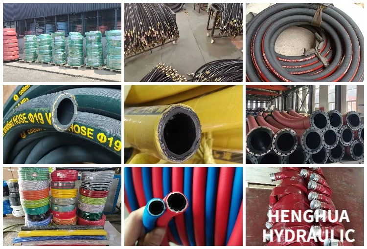 Henghua Hydraulic Hose: Highly Flexible Universal Hydraulic Hose, Compliant with DIN En 856 4sp/4sh, 3/8&quot; Diameter