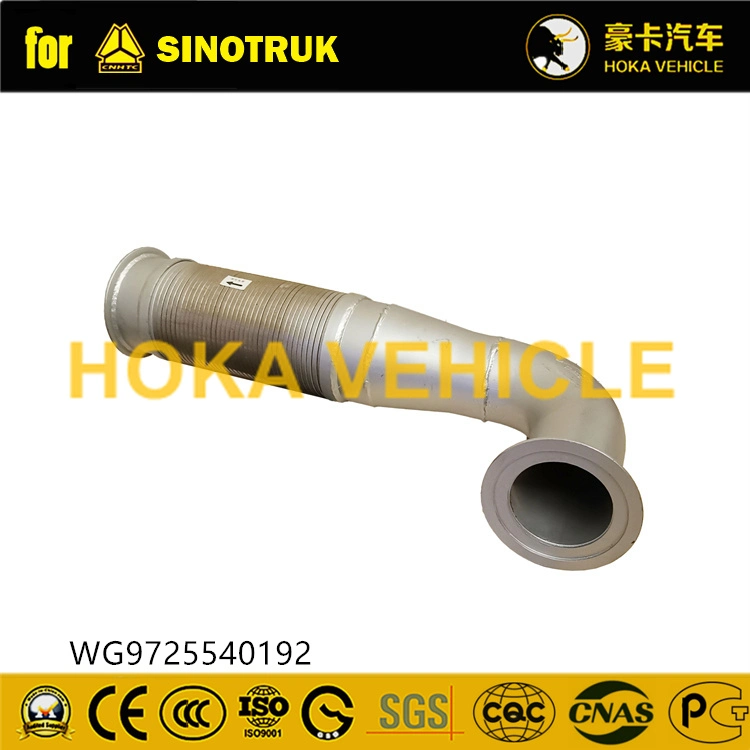 Original Sinotruk HOWO Truck Spare Parts Exhaust Pipe Wg9725540192