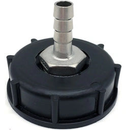 DIN61 IBC Adapter with 1-1/4" Hose Barb Tube Hose Fittings