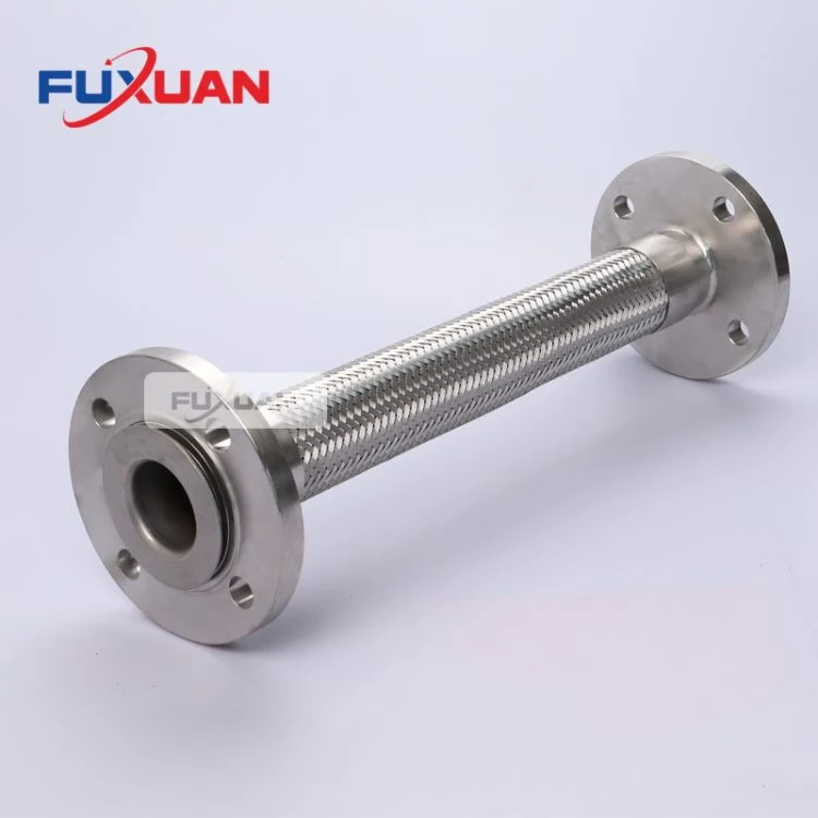 304 Stainless Steel Flexible Joint Braided Flange Metal Hose