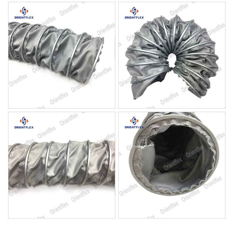 High Pressure Flexible High Temperature Heat Resistant Exhaust Duct Hose