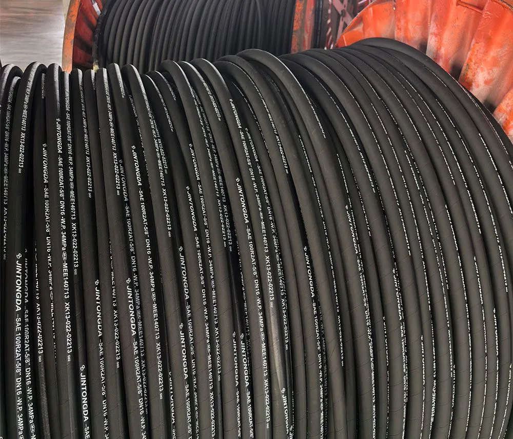 Stainless Steel Braided R14 PTFE Hose Smoothbore/Convoulted Flexible High Pressure Hydraulic Hose