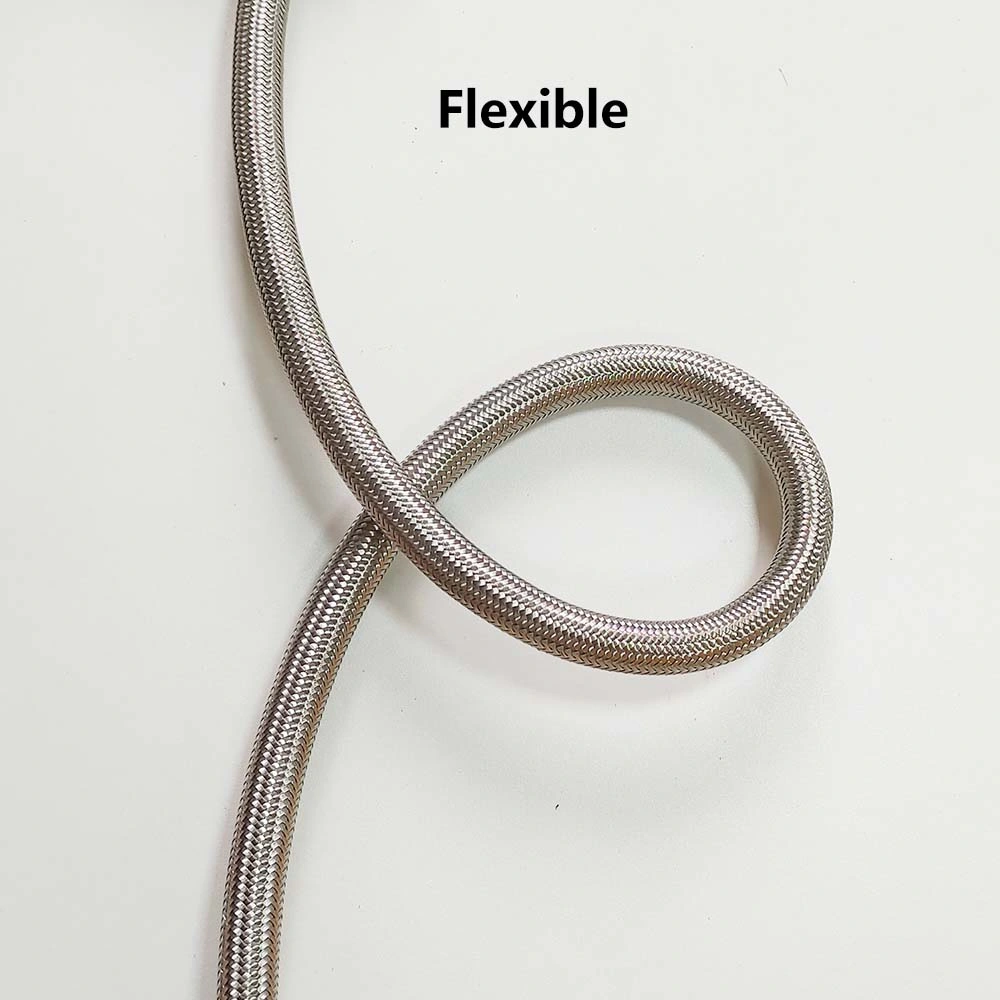 Flexible Corrugated PTFE Hydraulic Hose Braided with 304 Stainless Steel