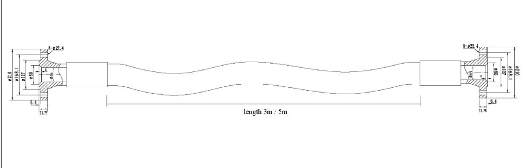 Low Pressure Hose Drain Hose Assembly Crude Oil Hose