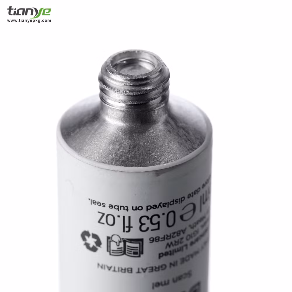 Delicate 25ml 19mm Flexible Skin Care Aluminum Tube with ISO 9001