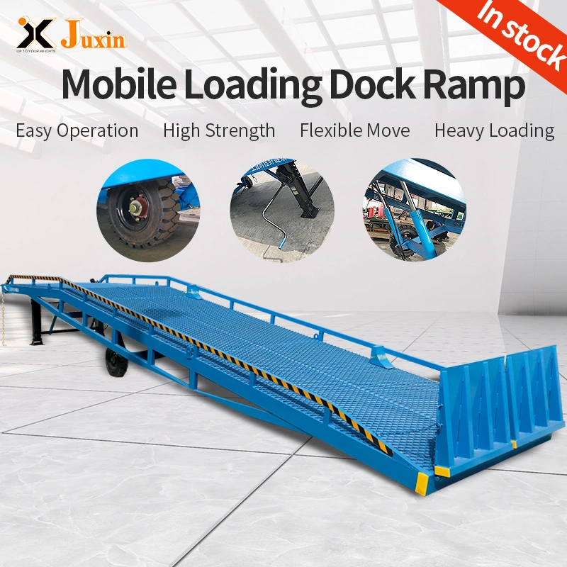 10 Ton Forklift Truck Container Load Unload Ramp Equipment