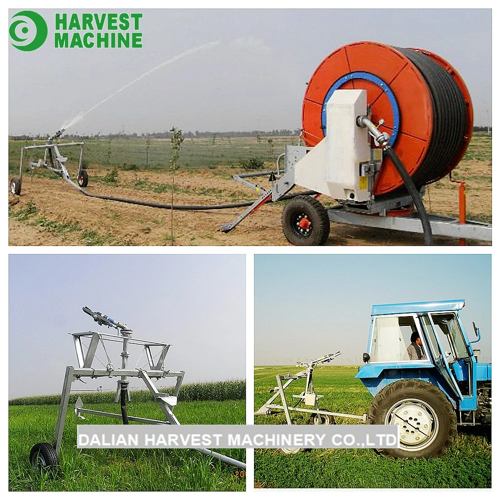 Hose Reel Irrigation System Big Rain Gun Traveling Irrigator System