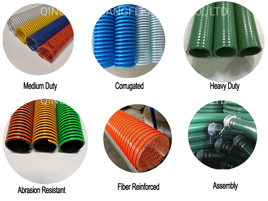 Flexible PVC Water Drain Pipe PVC Suction Hose