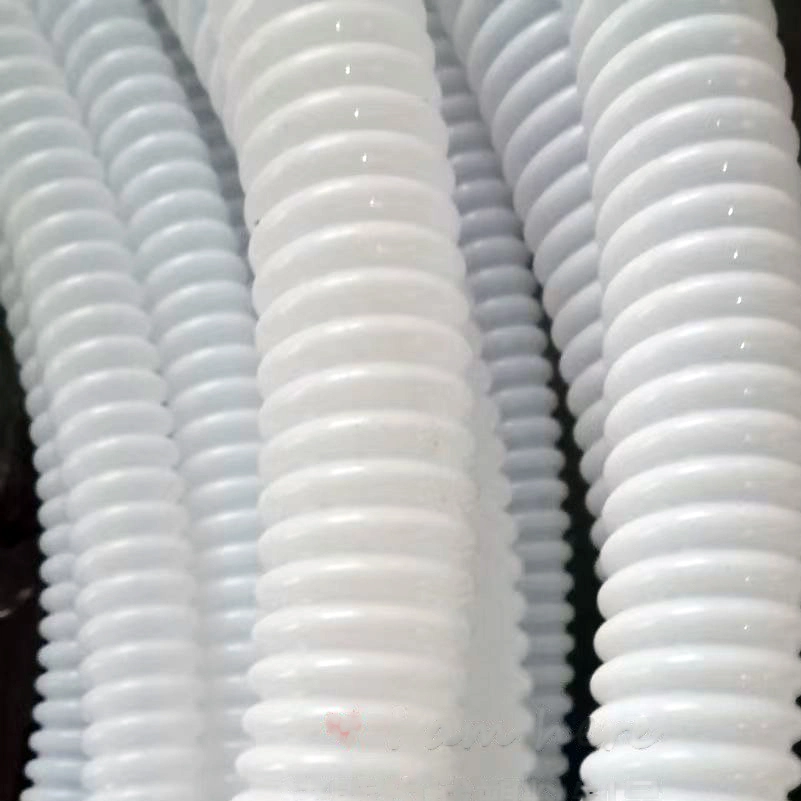 Medical Flexible Reinforced Plastic Convoluted Corrugated PTFE Hose with Stainless Steel Wire Braid