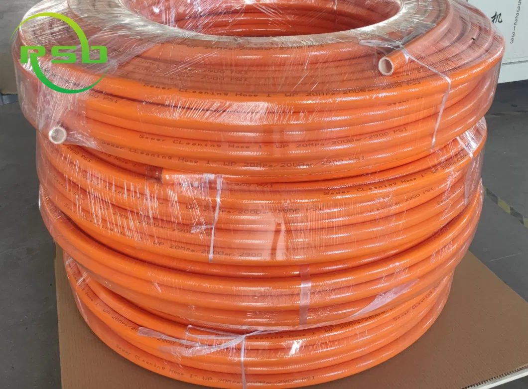 High Pressure Water Blasting Washer Hose Sewer Jet Flexible Drain Hose