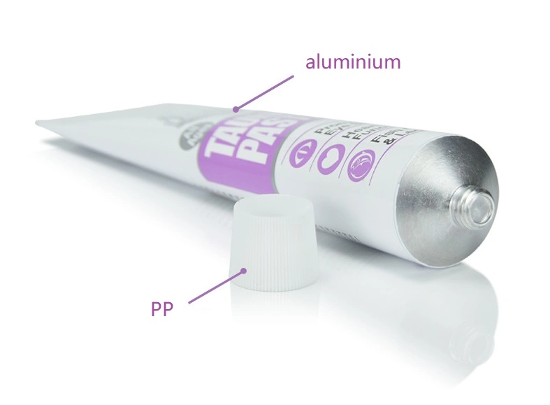 Aluminum Cream Tubes for Cosmetics with Tail Clip