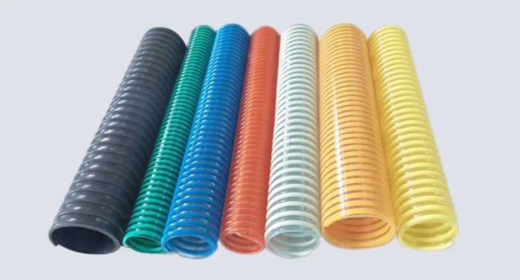 China Factory Flexible Plastic PVC Spiral Suction Hose Pipe 2/4/6/8/10/14/16 Inch for Fuel Sand Sludge Trash Composite Chemical