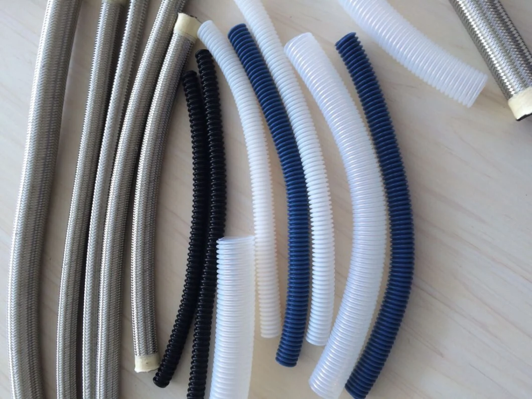 Stainless Steel Braided PTFE SAE100 R14 Flexible Colorful PTFE Hose