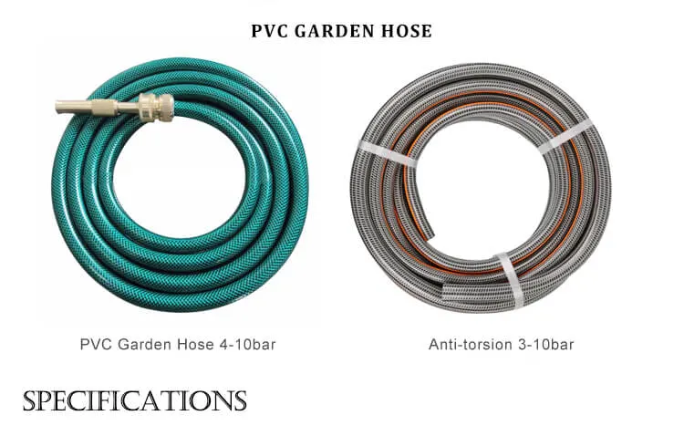 Hot Selling High Pressure Flexible PVC Garden Water Hose Pipe 1/2&quot; 3/4in 1 Inch for Home Gardening Irrigation Car Washing