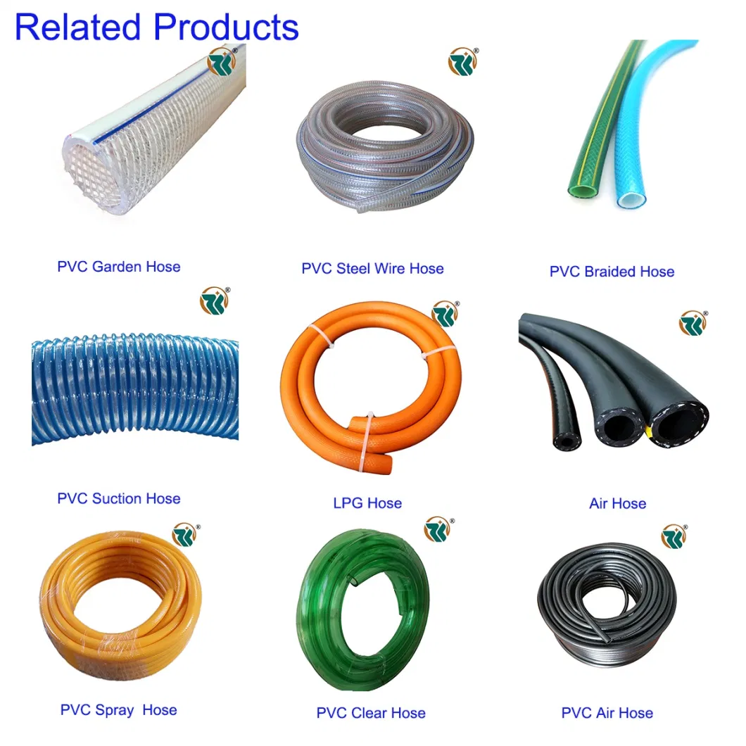 PVC Fiber Reinforced Layflat Hose for Garden Agriculture Irrigate Industrial Drain Water