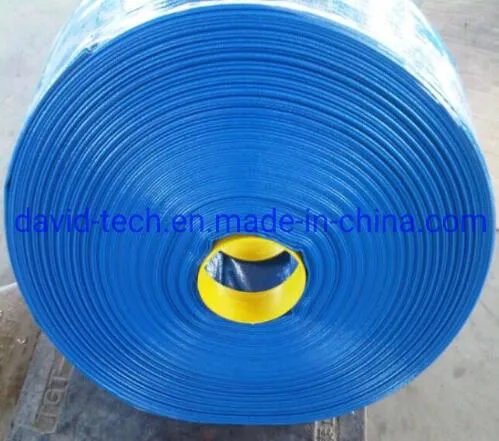 PVC Braided Polyester Thread Transparent Layer Reinforced Layflat Garden Air Gas Water Oil Delivery Suction Pipe Tube Hose