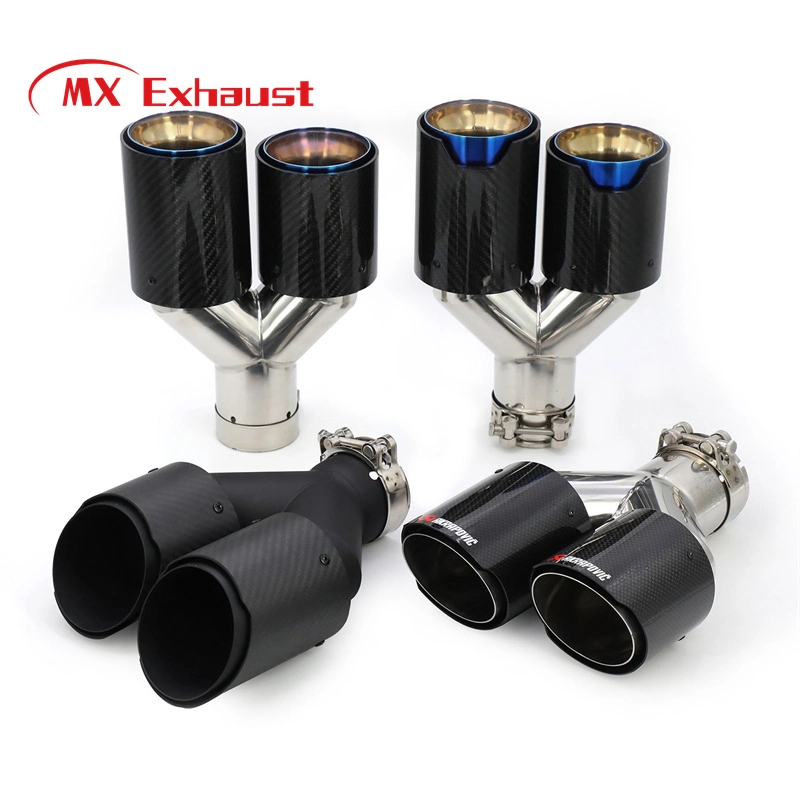 2.5 Inch Inlet High Performance Stainless Steel Racing Car Muffler Exhaust