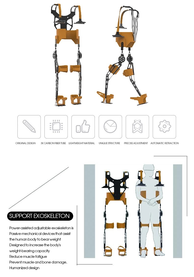 Industrial Exoskeleton Wearable Lifting Exo Suit Work Firemen Tactical Robot Exoskeleton Shoulder Support