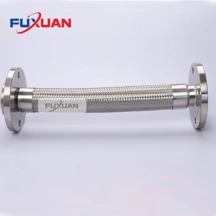 304 Stainless Steel Flexible Joint Braided Flange Metal Hose