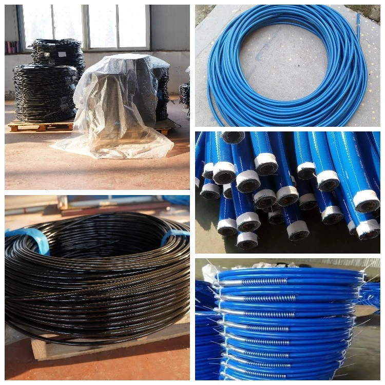 1/4 Inch Sewer Jetter Pressure Washer Hose, NPT, Drain Cleaning Hose, Button Nose &amp; Rotating Sewer Hose