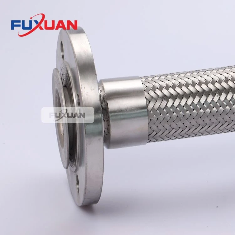 304 Stainless Steel Flexible Joint Braided Flange Metal Hose